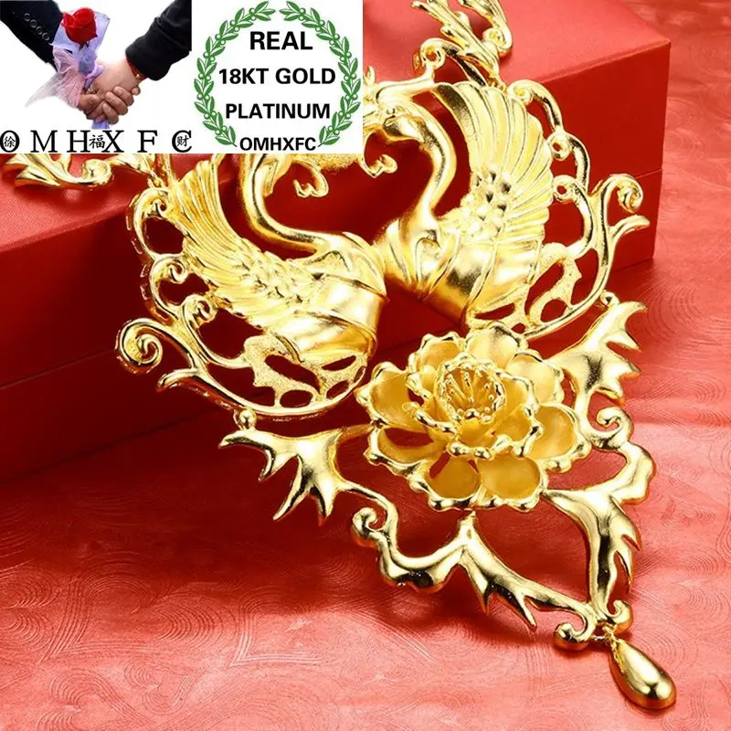 OMHXFC Wholesale European Fashion Woman Bride Party Birthday Wedding Vintage Lovebirds Flower18KT Gold Pendant Necklace EX100
OMHXFC Wholesale European Fashion Woman Bride Party Birthday Wedding Vintage Lovebirds Flower18KT Gold Pendant Necklace EX100