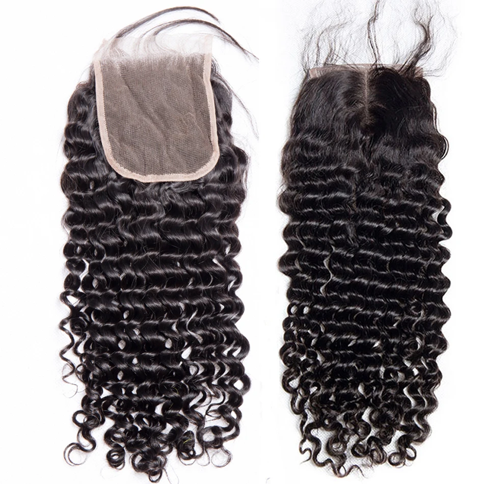 human hair bundles with closure