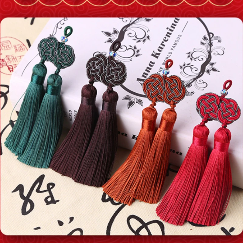 1PC Double Money Knots Double Tassel Fringe DIY Craft Supplies Curtain Garment Textile Sewing Accessories Jewelry Making Pendant
1PC Double Money Knots Double Tassel Fringe DIY Craft Supplies Curtain Garment Textile Sewing Accessories Jewelry Making Pendant