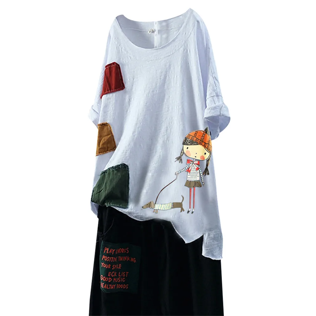 T Shirts Women 2019 Summer New Arrivals Plus Size Stray Kids Print Short Sleeve Solid Color Splice O Neck Tops Streetwear 5Xl #4
T Shirts Women 2019 Summer New Arrivals Plus Size Stray Kids Print Short Sleeve Solid Color Splice O Neck Tops Streetwear 5Xl #4