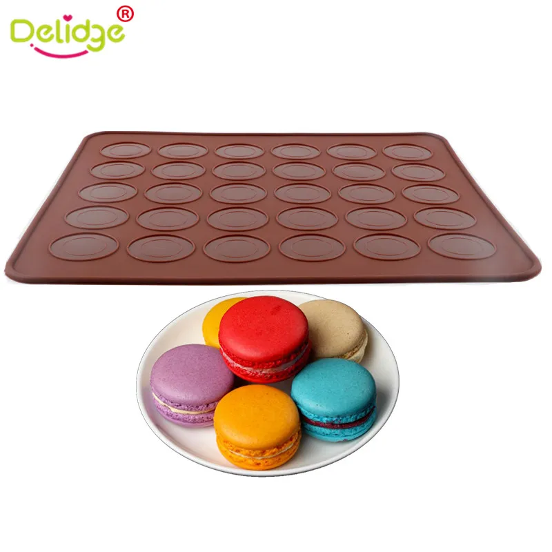 30 Cavity Silicone Macaron Mat DIY Baking Mats Cake Pastry Oven Microwave Baking Mold Sheet Bakeware Tools
30 Cavity Silicone Macaron Mat DIY Baking Mats Cake Pastry Oven Microwave Baking Mold Sheet Bakeware Tools