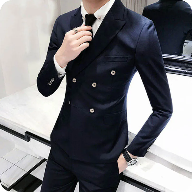 Latest Coat Pant Designs Navy Blue Men Suits Prom Party Men Wedding Suits Burgundy Groom Tuxedos Slim Fit Terno Masculino 2Piece 
Latest Coat Pant Designs Navy Blue Men Suits Prom Party Men Wedding Suits Burgundy Groom Tuxedos Slim Fit Terno Masculino 2Piece
