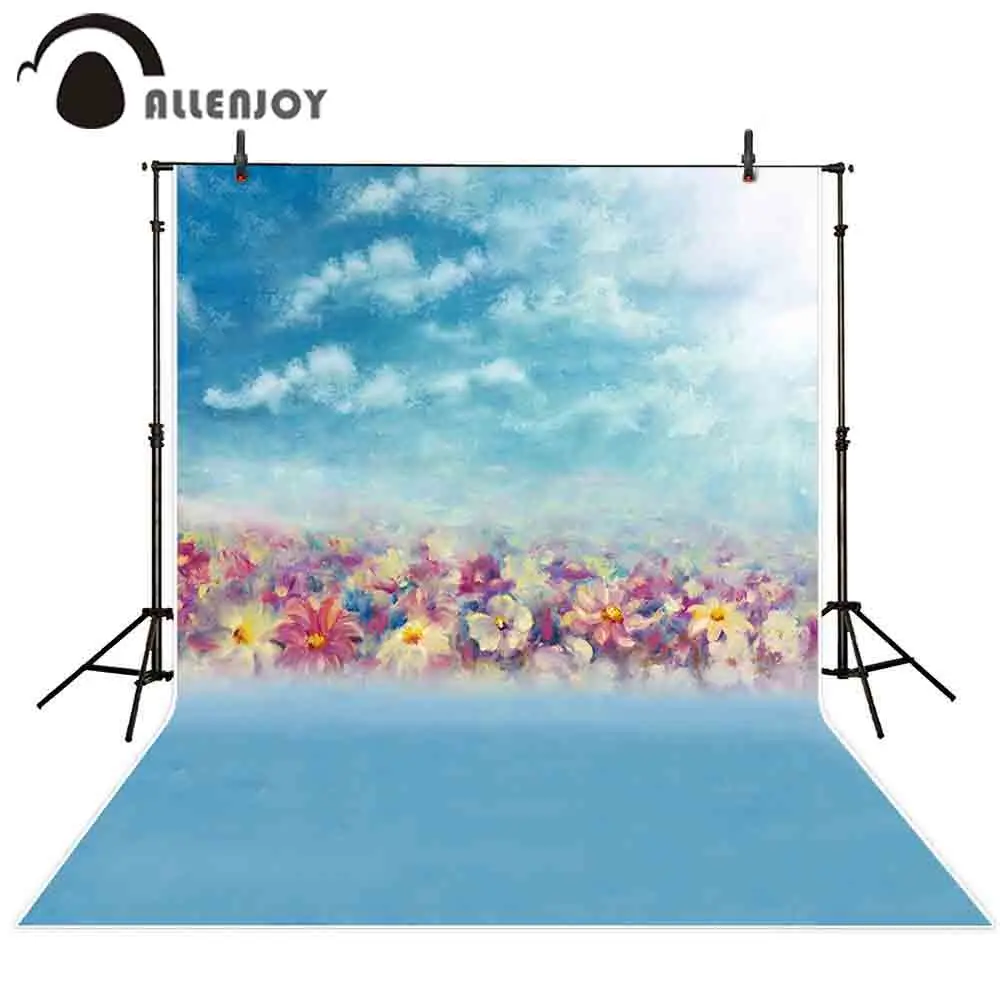 Allenjoy photography background oil painting blue sky flower cloud spring backdrop photocall photophone baby shower studio decor
Allenjoy photography background oil painting blue sky flower cloud spring backdrop photocall photophone baby shower studio decor