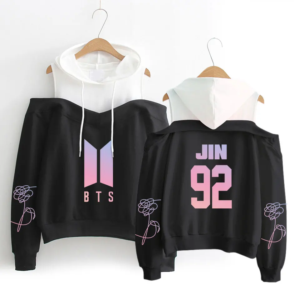 DF LUCKYFRIDAYF 2019 Kpop album IDOL Love Yourself fashion Answer women's Bangtan Boys hooded off-shoulder Hoodies sweatshirts
DF LUCKYFRIDAYF 2019 Kpop album IDOL Love Yourself fashion Answer women's Bangtan Boys hooded off-shoulder Hoodies sweatshirts