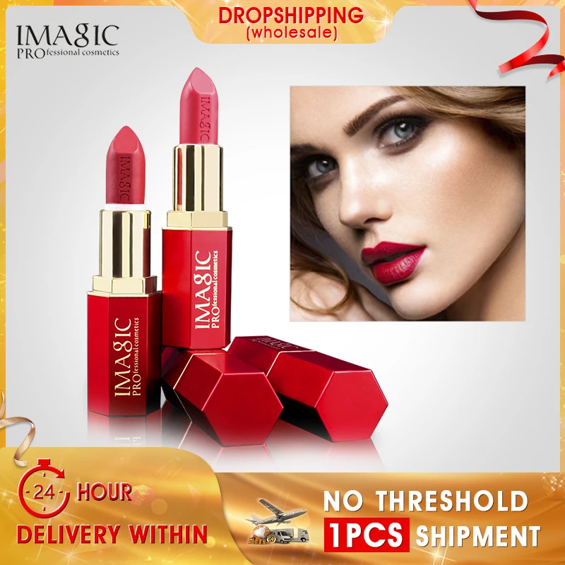 IMAGIC Glass 12 Colors Matte Lipsticks Crystal Column Matte Lipstick Lip Sticks Cosmetic Easy to Wear Lipstick Matte Batom
IMAGIC Glass 12 Colors Matte Lipsticks Crystal Column Matte Lipstick Lip Sticks Cosmetic Easy to Wear Lipstick Matte Batom