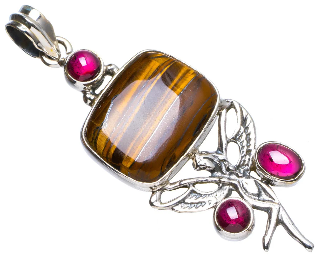 Unique Argent Sterling Handmade Améthyste Pendentif Bijoux et montres