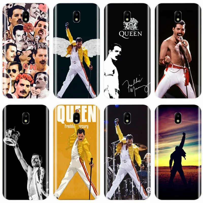 Freddie Mercury Queen band Мягкий силиконовый чехол для телефона Samsung Galaxy J3 J4 J6 J8 2018 J5 J7 2017 2016