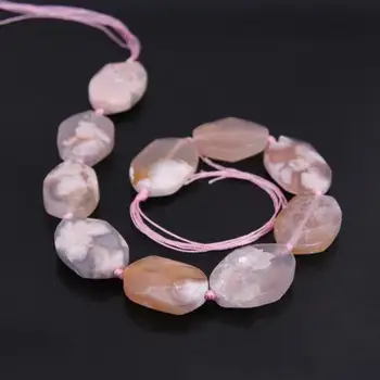 15.5"/strand Faceted Slab Natural Cherry Agates Beads,Raw Sakura Blossom Stone Gems Slice Nugget Pendant Jewelry Making Supplier
15.5"/strand Faceted Slab Natural Cherry Agates Beads,Raw Sakura Blossom Stone Gems Slice Nugget Pendant Jewelry Making Supplier