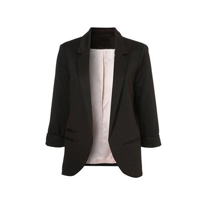 2019 Womens Fashion Elegant Candy Colors Autumn Blazers Notched Neck Three Quarter Slim Coat Ladies Casual Outwear Coats wz181
2019 Womens Fashion Elegant Candy Colors Autumn Blazers Notched Neck Three Quarter Slim Coat Ladies Casual Outwear Coats wz181