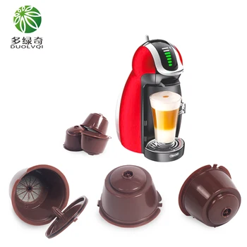 DUOLVQI 3pcs/set Mini Coffee Maker Refillable Dolce Gusto Coffee Capsule Nescafe Reusable capsule use 150 times
DUOLVQI 3pcs/set Mini Coffee Maker Refillable Dolce Gusto Coffee Capsule Nescafe Reusable capsule use 150 times