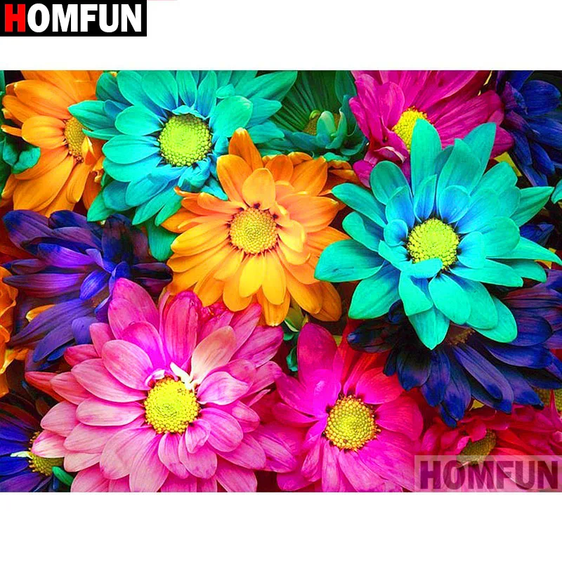 HOMFUN Full Square/Round Drill 5D DIY Diamond Painting "Colored daisy" 3D Diamond Embroidery Cross Stitch Home Decor A19130
HOMFUN Full Square/Round Drill 5D DIY Diamond Painting "Colored daisy" 3D Diamond Embroidery Cross Stitch Home Decor A19130