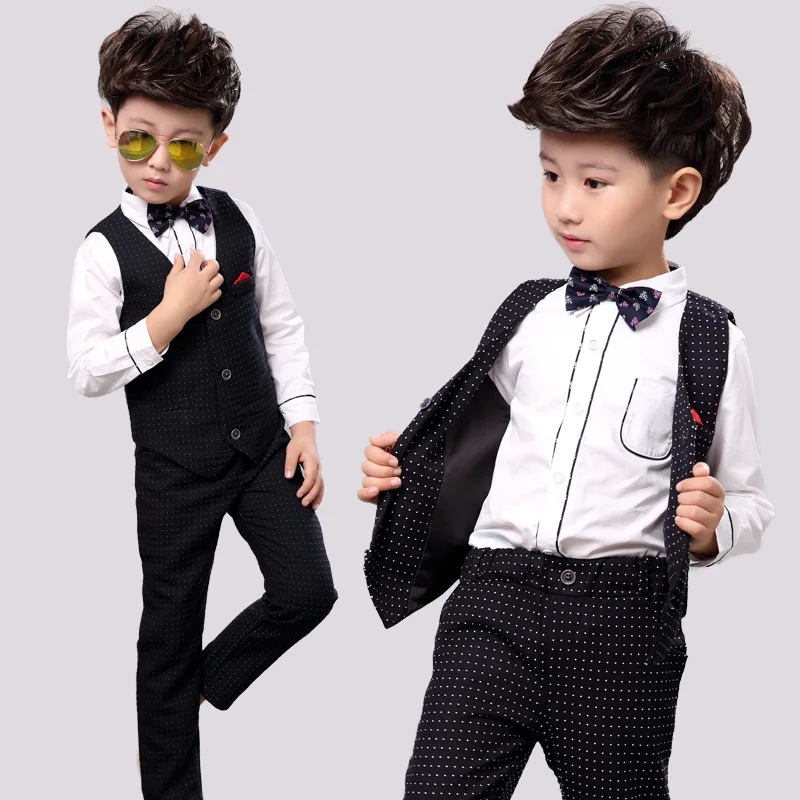 Children Summer Formal Dress Clothing Sets Flower Boys dot Vets Pants 2pcs Outfits Kids Wedding Piano Party Performance Costume
Children Summer Formal Dress Clothing Sets Flower Boys dot Vets Pants 2pcs Outfits Kids Wedding Piano Party Performance Costume