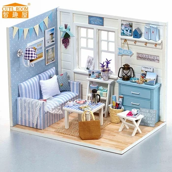 Furniture Diy Doll House Wooden Miniatura Doll Houses Furniture Kit Puzzle Handmade Dollhouse Toys For Children Girl Kids Gifts
Furniture Diy Doll House Wooden Miniatura Doll Houses Furniture Kit Puzzle Handmade Dollhouse Toys For Children Girl Kids Gifts