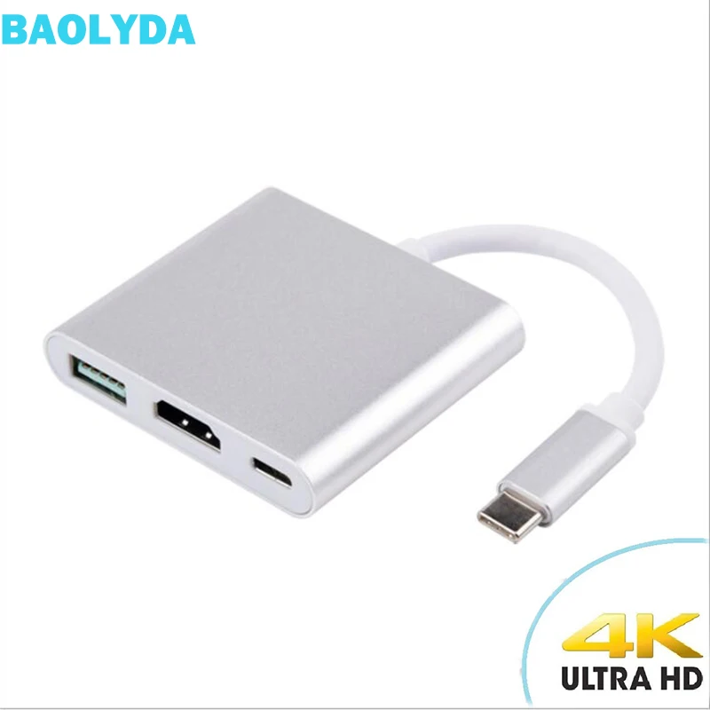 Baolyda Type C to HDMI HUB Adapter 4K Thunderbolt 3 Dock USB Type C to HDMI Hub Multiport Adapter Mobile to PC Converter Adapter
Baolyda Type C to HDMI HUB Adapter 4K Thunderbolt 3 Dock USB Type C to HDMI Hub Multiport Adapter Mobile to PC Converter Adapter