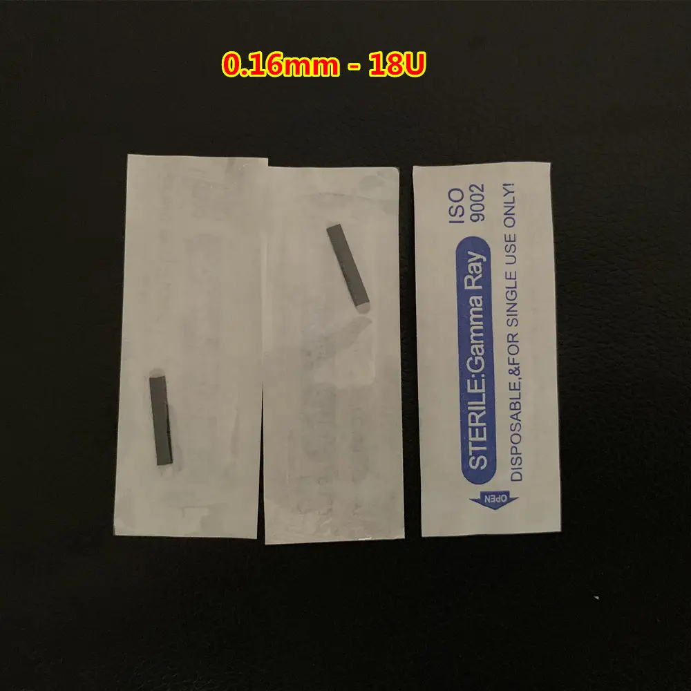 0.16mm 18U 100pcs Black Lamina Microblading Needles Blades Tattoo Needles For Permanent Microblading Embroidery Pen
0.16mm 18U 100pcs Black Lamina Microblading Needles Blades Tattoo Needles For Permanent Microblading Embroidery Pen