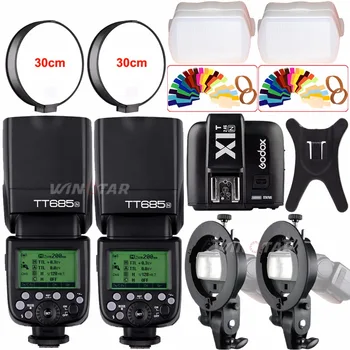 2x Godox TT685N 2.4G HSS TTL 1/8000s Camera Speedlite Flash + X1T-N Transmitter Trigger for Nikon+ Bowens S-Type Bracket +Gift
2x Godox TT685N 2.4G HSS TTL 1/8000s Camera Speedlite Flash + X1T-N Transmitter Trigger for Nikon+ Bowens S-Type Bracket +Gift