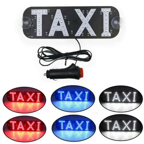 1Pcs Taxi Led Car Windscreen Cab indicator Sign Lamp LED Windshield COB Taxi Light Lamp White Red Ice Blue 12V
1Pcs Taxi Led Car Windscreen Cab indicator Sign Lamp LED Windshield COB Taxi Light Lamp White Red Ice Blue 12V