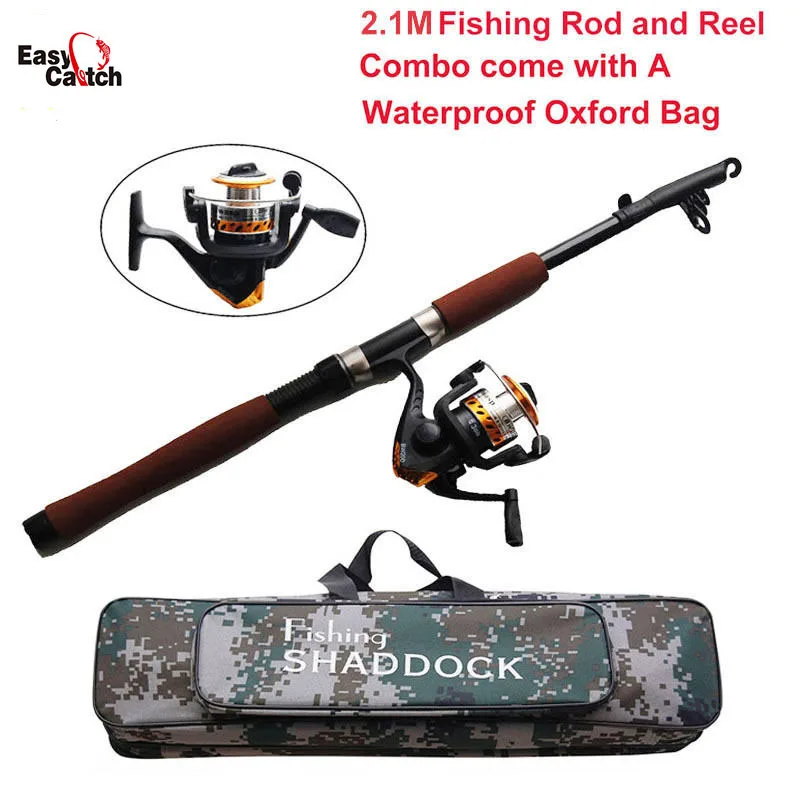 Fishing Reel And Rod Set with Spinning Reel and 2.1m Telescopic Fishing Rod Combo with Fishing Bags Fishing Tackle
Fishing Reel And Rod Set with Spinning Reel and 2.1m Telescopic Fishing Rod Combo with Fishing Bags Fishing Tackle