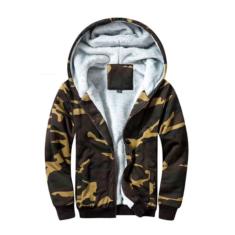 USA SIZE Military Men Super Warm Hoodies Sweatshirts Winter Thicken Fleece Zipper Hooded Camouflage Hip Hop Camo Sweatshirt Male
USA SIZE Military Men Super Warm Hoodies Sweatshirts Winter Thicken Fleece Zipper Hooded Camouflage Hip Hop Camo Sweatshirt Male