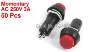 PBS-11 Red Round Momentary Push Button Switch SPST OFF/(ON) NO N/O 2 Pin 12mm 0.7" Panel Mount Discount x 50 Pcs/ Lot
PBS-11 Red Round Momentary Push Button Switch SPST OFF/(ON) NO N/O 2 Pin 12mm 0.7" Panel Mount Discount x 50 Pcs/ Lot