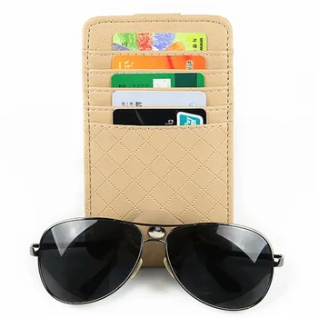 Car Visor Organizer Microfiber Leather Storage Pouch Sunglasses Holder Car Styling Card Organizer Ticker Pocket Car Accessories 
Car Visor Organizer Microfiber Leather Storage Pouch Sunglasses Holder Car Styling Card Organizer Ticker Pocket Car Accessories