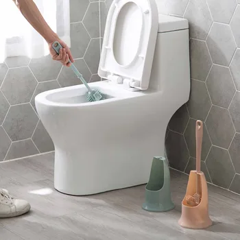 Long Handle Double Side Head Toilet Brush Holder Set With Base Household Bathroom Cleaning Tools 
Long Handle Double Side Head Toilet Brush Holder Set With Base Household Bathroom Cleaning Tools