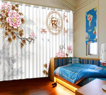 Fashion Customized Classic Home Decor Mountains, Water Background Peonies 3D Curtains For Living Room Blackout Curtain Fabric
Fashion Customized Classic Home Decor Mountains, Water Background Peonies 3D Curtains For Living Room Blackout Curtain Fabric