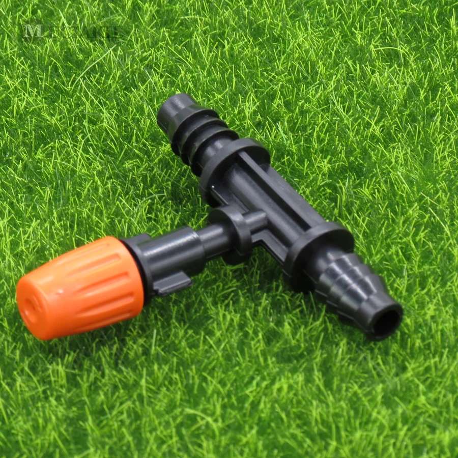 MUCIAKIE 3PCS Adjustable Orange Misting Spray Spinkler with 8/11mm Barb Tee Connecter Tubing Hose Connection Irrrigation Garden
MUCIAKIE 3PCS Adjustable Orange Misting Spray Spinkler with 8/11mm Barb Tee Connecter Tubing Hose Connection Irrrigation Garden