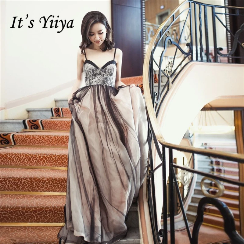 It's YiiYa Evening Dresses Royal Lace Illusion Wedding Formal Dress Spaghetti Srap A-line Floor-length long Party Gowns E300
It's YiiYa Evening Dresses Royal Lace Illusion Wedding Formal Dress Spaghetti Srap A-line Floor-length long Party Gowns E300