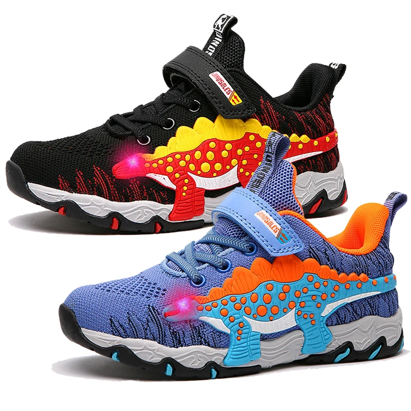 Dinoskulls Kids Sneakers Light Up Mesh Baby Boys Shoes 3D Dinosaur LED Children's Shoes 2019 Sports Tennis Toddler Boy Trainers
Dinoskulls Kids Sneakers Light Up Mesh Baby Boys Shoes 3D Dinosaur LED Children's Shoes 2019 Sports Tennis Toddler Boy Trainers