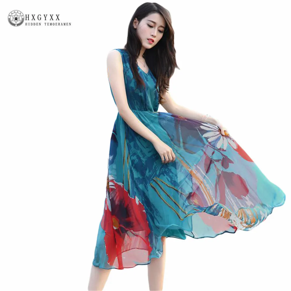 2019 Womens Summer Elegant Beach Clothing Bohemian Print Medium Long Party Dress Plus Size Slim Sea Vacation Chiffon Dress OK020
2019 Womens Summer Elegant Beach Clothing Bohemian Print Medium Long Party Dress Plus Size Slim Sea Vacation Chiffon Dress OK020