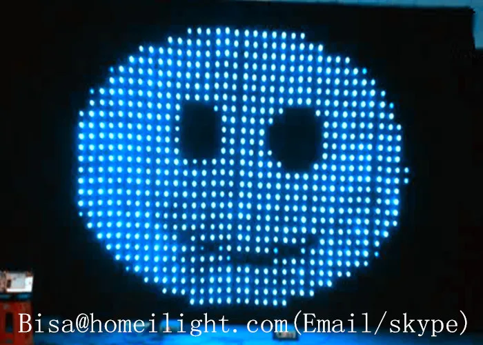 P10cm 2m x 3m программируемые Свадебные световые эффекты видения занавески led видео