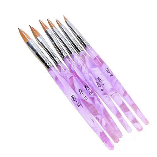 YOST!6 Different Size Acrylic Nail Art Brush(NO.2,4,6,8,10,12) Violet White
YOST!6 Different Size Acrylic Nail Art Brush(NO.2,4,6,8,10,12) Violet White