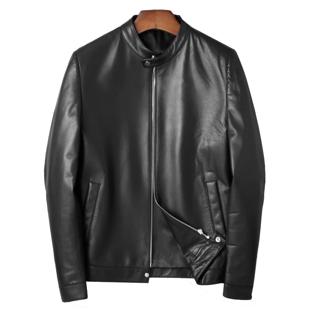 Formal Natural Sheep Skin Leather Jacket Men Meeting Working Outwear Leather Genuine Black Real Men Leather Jacket
Formal Natural Sheep Skin Leather Jacket Men Meeting Working Outwear Leather Genuine Black Real Men Leather Jacket