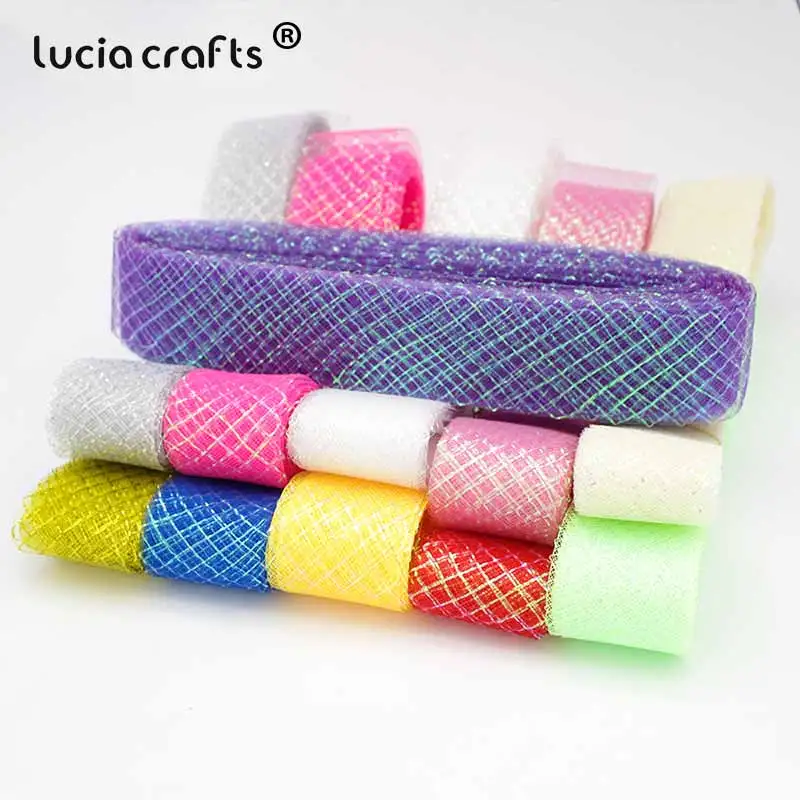 Lucia crafts 40mm Nylon Net Belt Handmade Florist Floral Material Approx 10 meters/roll M0501
Lucia crafts 40mm Nylon Net Belt Handmade Florist Floral Material Approx 10 meters/roll M0501