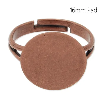 Fashion Antique Copper Plated Adjustable 16 mm Flat Pad Ring Findings Bases Blanks Wholesale, 20 pcs/ pack-C4673
Fashion Antique Copper Plated Adjustable 16 mm Flat Pad Ring Findings Bases Blanks Wholesale, 20 pcs/ pack-C4673