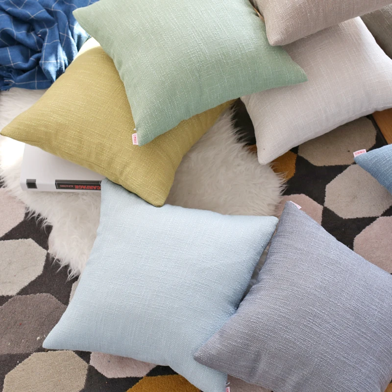 Solid Plain Pillow Cover White Grey Home Decor Cushion Cover Cotton Pillow Case decorative Sofa Throw Pillow 40x40cm 60x60cm
Solid Plain Pillow Cover White Grey Home Decor Cushion Cover Cotton Pillow Case decorative Sofa Throw Pillow 40x40cm 60x60cm