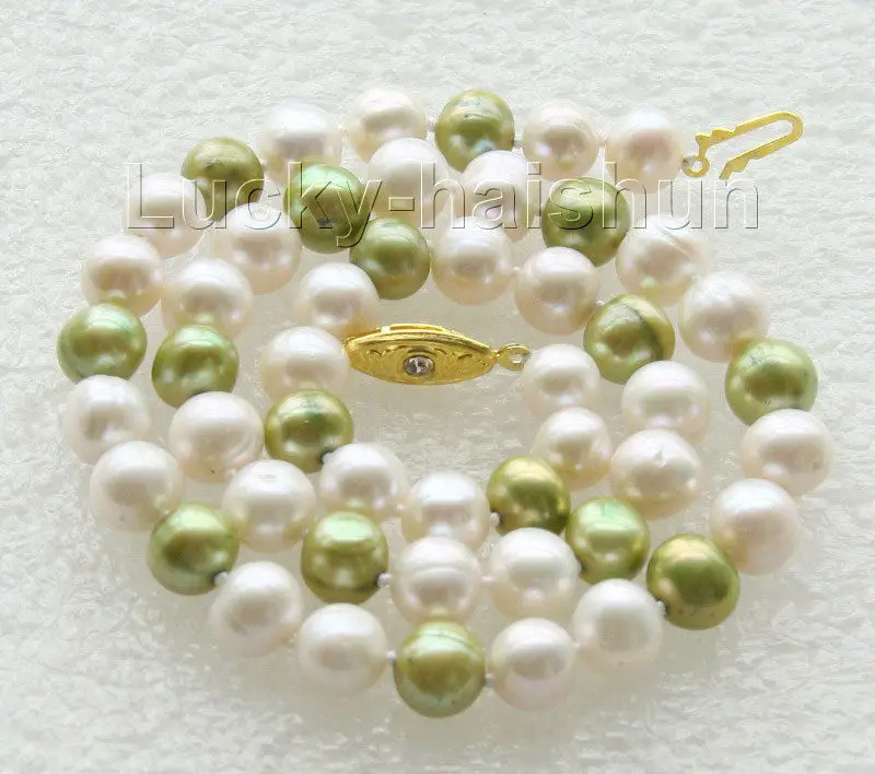17" 9mm round white light green Multicolor freshwater pearls necklace j9412^^^@^Noble style Natural Fine jewe SHIPPING (C0309)
17" 9mm round white light green Multicolor freshwater pearls necklace j9412^^^@^Noble style Natural Fine jewe SHIPPING (C0309)