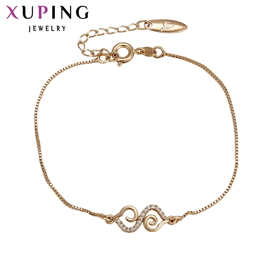 Xuping Fashion Bracelet New Arrival Elegant Women Friendship Bracelets Gold Color Lower Price Top Quality Jewelry 74046
Xuping Fashion Bracelet New Arrival Elegant Women Friendship Bracelets Gold Color Lower Price Top Quality Jewelry 74046