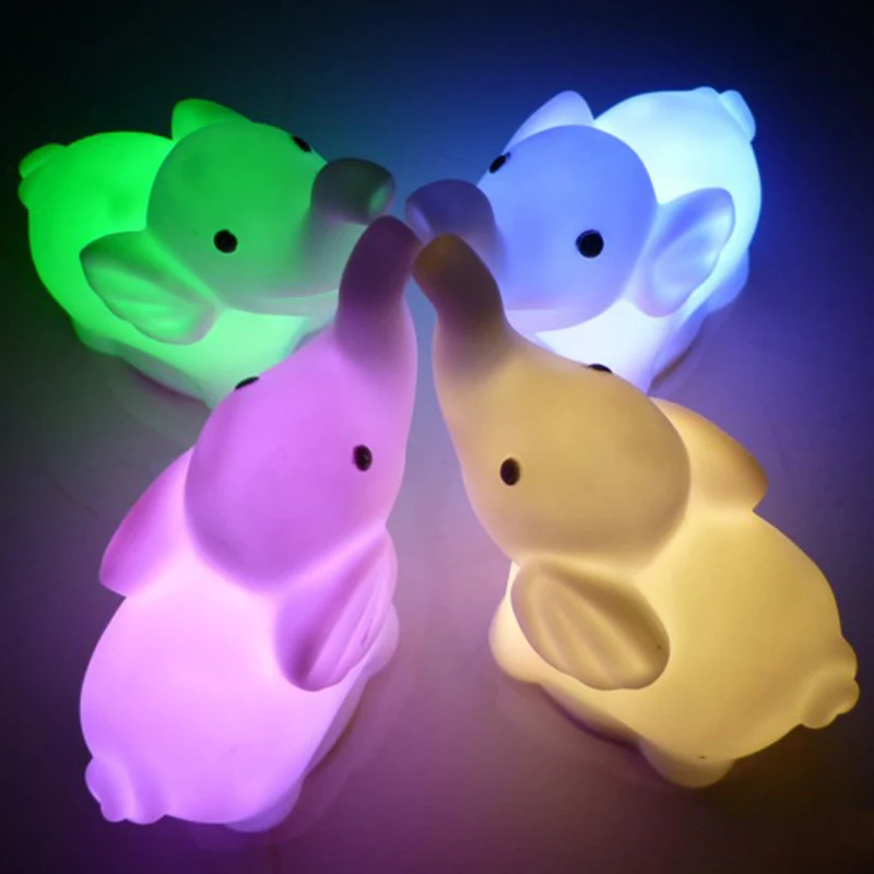 Party Decoration Elephant Home Supplies Promotional Cartoon Lamp LED Night Light Cute 1PC New Festival Popular 7 Color Changing
Party Decoration Elephant Home Supplies Promotional Cartoon Lamp LED Night Light Cute 1PC New Festival Popular 7 Color Changing