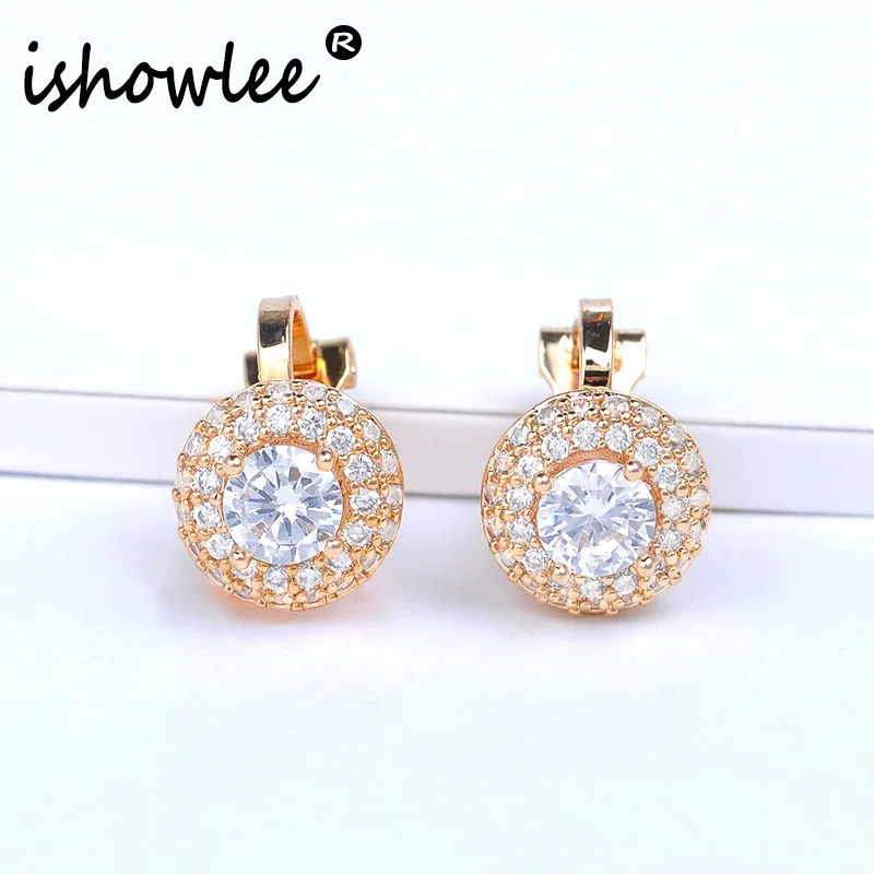 ISHOWLEE Korean Cute Clip Earrings for Women Pave Setting Zircon Without Piercing Rose Gold 585 Earrings Fashion Jewelry Eesp41
ISHOWLEE Korean Cute Clip Earrings for Women Pave Setting Zircon Without Piercing Rose Gold 585 Earrings Fashion Jewelry Eesp41