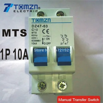 1P 10A MTS Manual transfer switch Circuit breaker MCB 50HZ/60HZ 400~ 
1P 10A MTS Manual transfer switch Circuit breaker MCB 50HZ/60HZ 400~