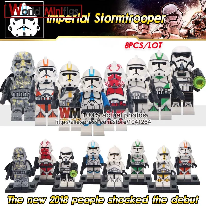 Building Blocks 1 Set of Snowtrooper Army Clone Trooper Robot Action Collection Bricks Children Gift Toys
Building Blocks 1 Set of Snowtrooper Army Clone Trooper Robot Action Collection Bricks Children Gift Toys