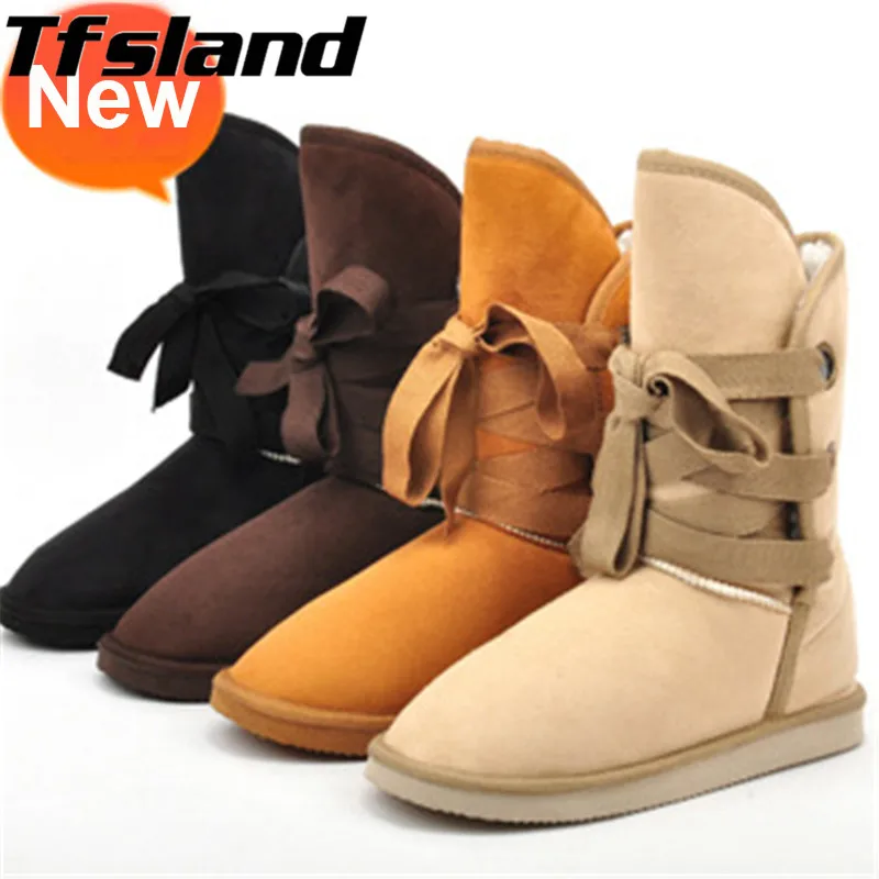 Tfsland Winter Women Warm Faux Suede Leather Snow Boots Fur Plush Mid-calf Flats Boots Walking Shoes Female Sneaker Christmas
Tfsland Winter Women Warm Faux Suede Leather Snow Boots Fur Plush Mid-calf Flats Boots Walking Shoes Female Sneaker Christmas