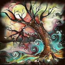 Full Diamond Moosaic landscape tree in the night Diamond Embroidery Patterns Round Rhinestone Diamond Painting Cross Stitch 
Full Diamond Moosaic landscape tree in the night Diamond Embroidery Patterns Round Rhinestone Diamond Painting Cross Stitch