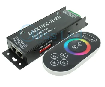DC5-24V DMX101 controller wireless Strip DMX Decoder with remote control for 5050 3528 rgb led strip
DC5-24V DMX101 controller wireless Strip DMX Decoder with remote control for 5050 3528 rgb led strip
