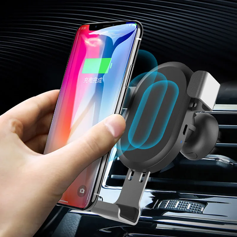 

10W wireless car charger pour iPhone XS Max X XR 8 Plus chargeur USB For Samsung S7 S9 S8 S10 Redmi note7 Qi chargeur sans fil