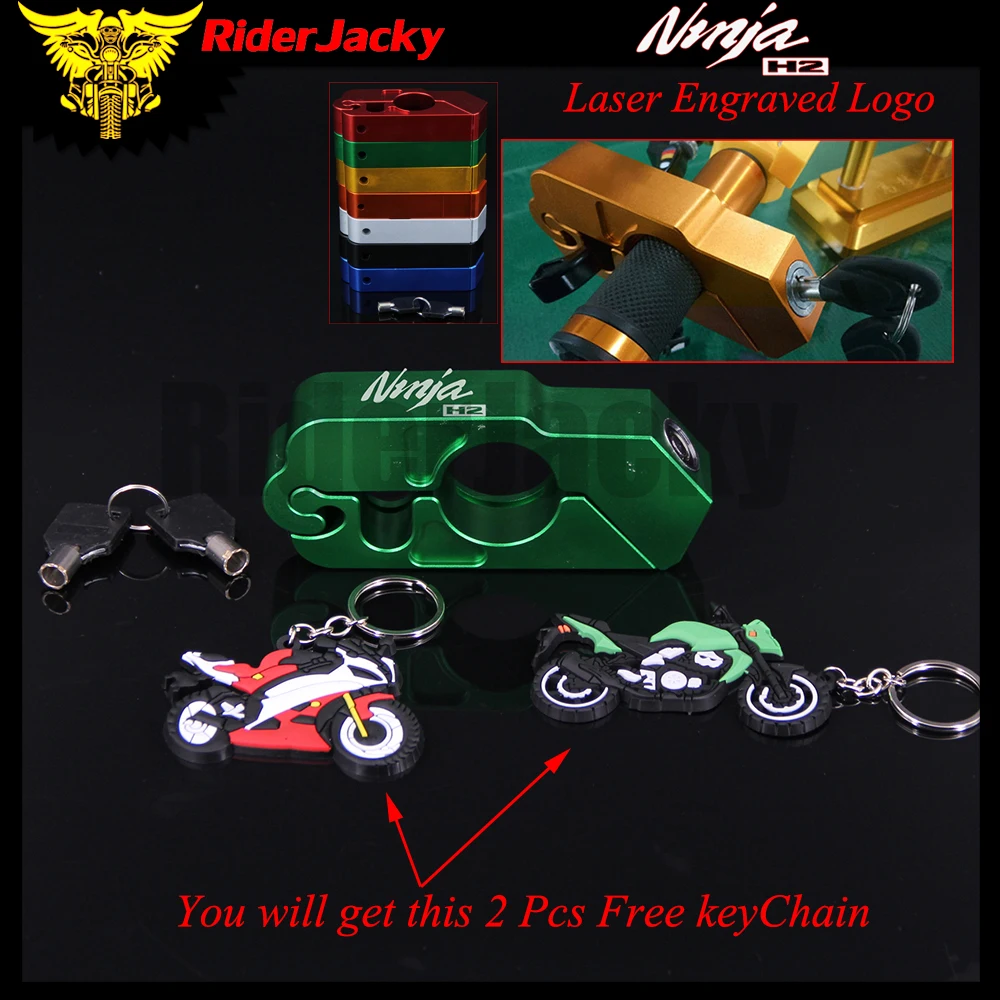 RiderJacky Motorcycle Handlebar Lock Anti-Theft Lock Safety Theft Protection Locks For kawasaki H2 / H2R Ninja H2 2015-2018 2017
RiderJacky Motorcycle Handlebar Lock Anti-Theft Lock Safety Theft Protection Locks For kawasaki H2 / H2R Ninja H2 2015-2018 2017