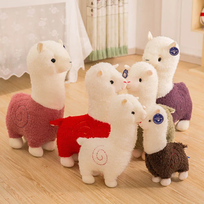 Good Quality 28cm Hot Cartoon Lovely Alpaca Sheep Plush Toy Lovely Stuffed Doll Room Decoration Kids Toy Children Birthday Gift
Good Quality 28cm Hot Cartoon Lovely Alpaca Sheep Plush Toy Lovely Stuffed Doll Room Decoration Kids Toy Children Birthday Gift