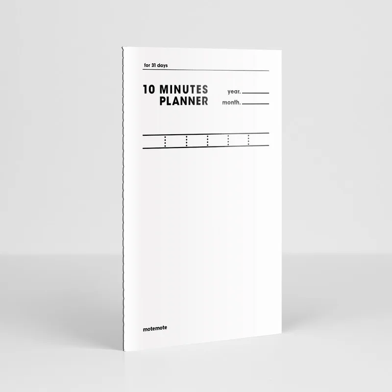 10 Minutes Planner White Design Mini Portable Journal Book 12.5*19.8cm 48 Sheets DIY Funny Agenda
10 Minutes Planner White Design Mini Portable Journal Book 12.5*19.8cm 48 Sheets DIY Funny Agenda